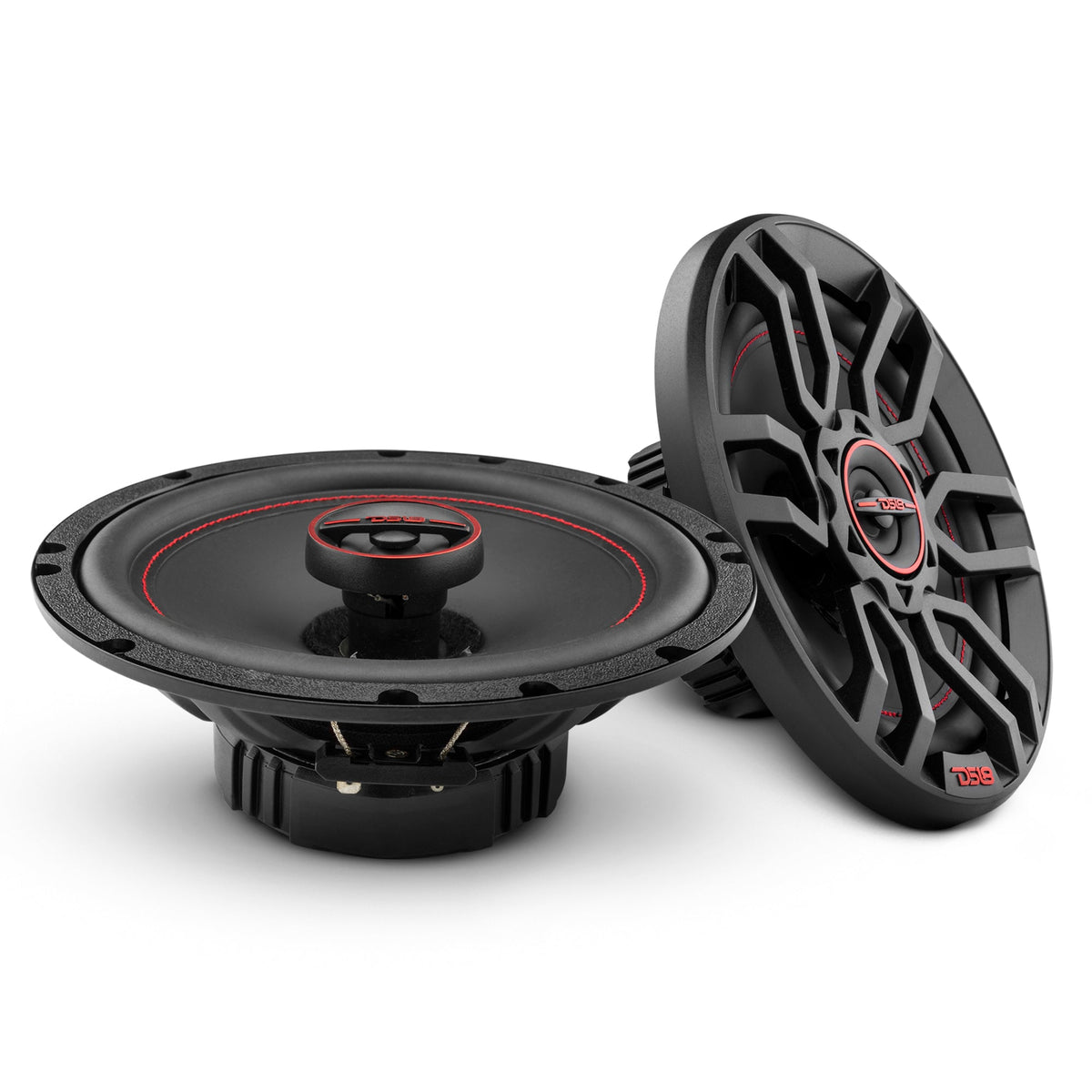 Car Audio Bundle: 6.5" & 6x9" Coaxial Speakers with OEM Speaker Adapters, Amplifier, and Wiring Kit DS18