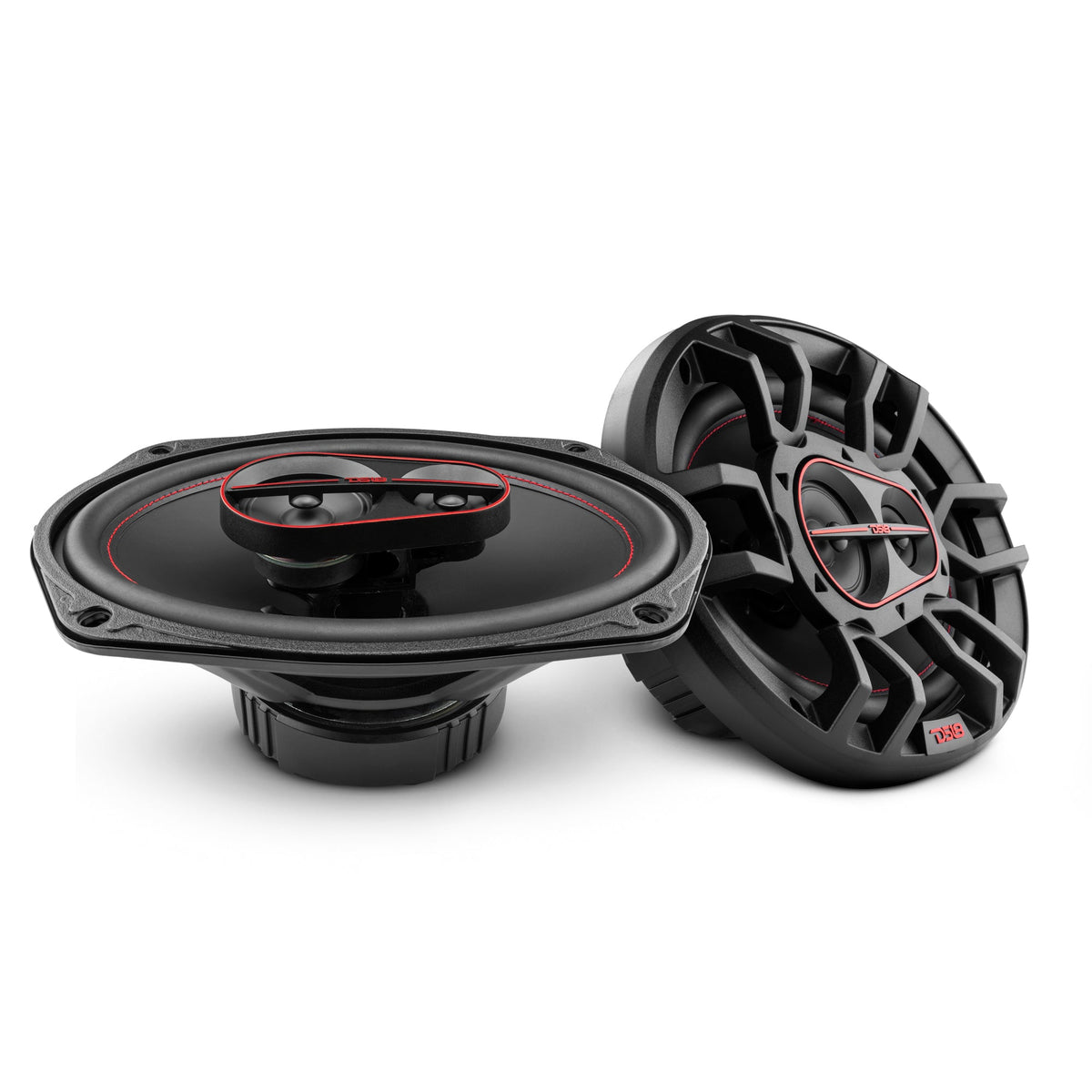 Car Audio Bundle: 6.5" & 6x9" Coaxial Speakers with OEM Speaker Adapters, Amplifier, and Wiring Kit DS18