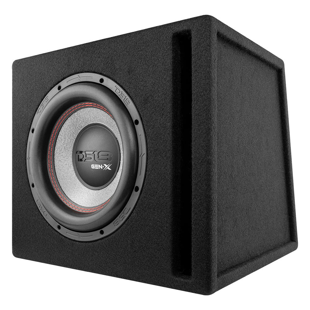 10" Loaded Subwoofer Ported Enclosure With GEN-X104D 400 Watts RMS DS18