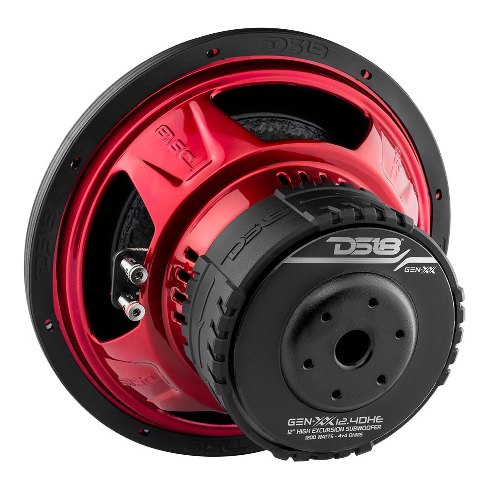 GEN-XX 12" High Excursion Subwoofer Double Stacked Magnets 600 Watts Rms DVC  4-Ohm DS18