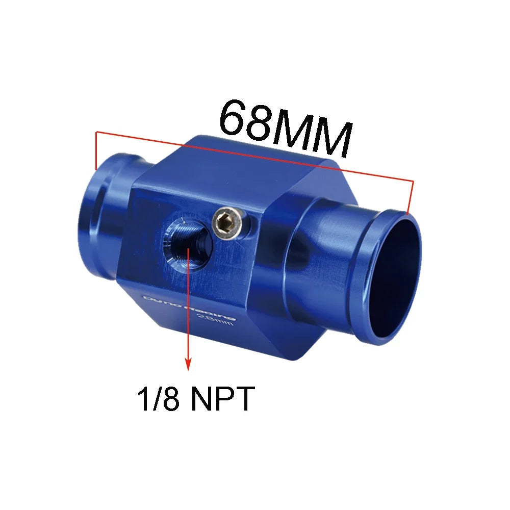 52mm Blue LED Water Temp Gauge | Universal Racing Radiator Sensor Kit MyPetiteCar.com