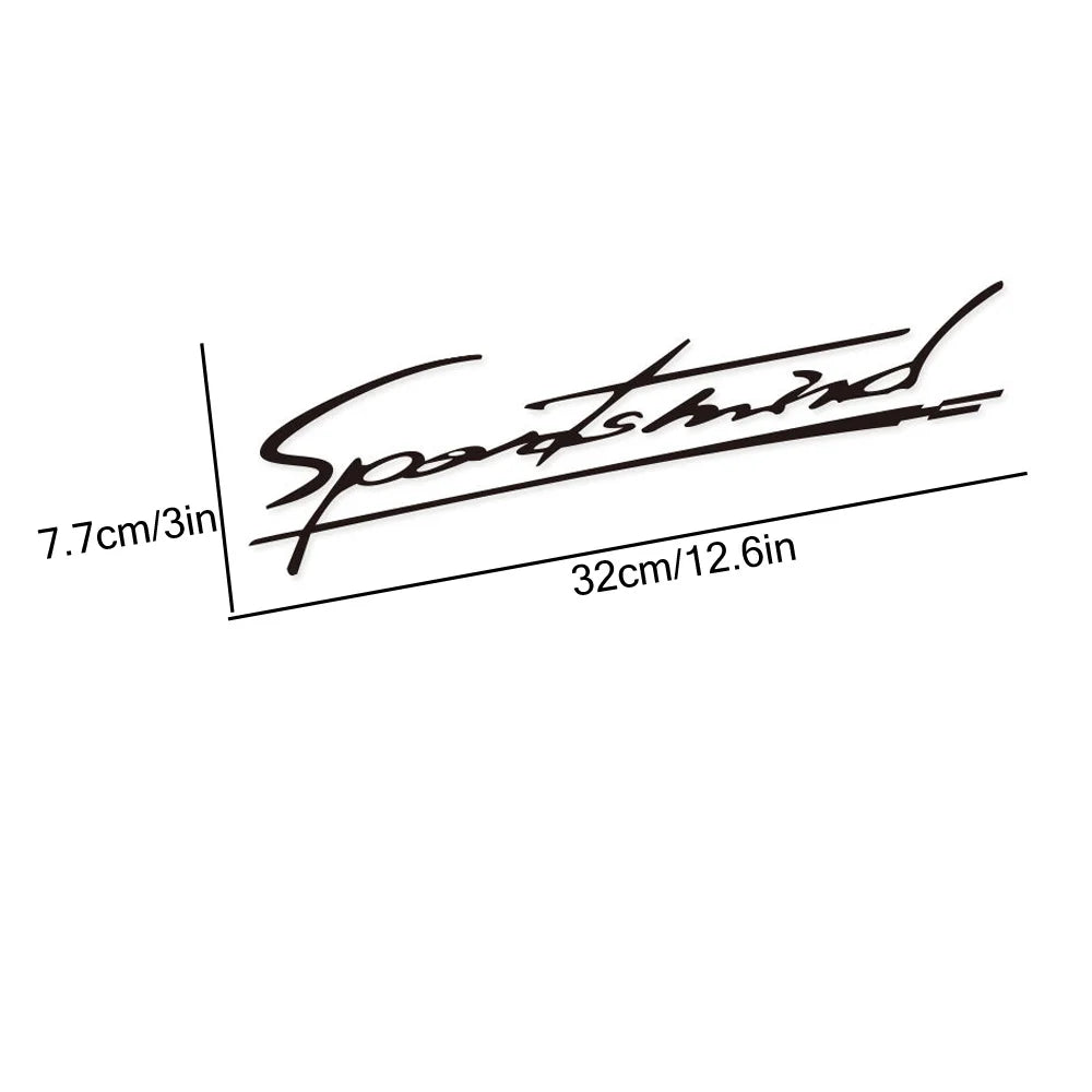DSYCAR Car Sticker Sports Mind Body Headlight Personalized Light Eyebrow Decals | Auto Decor Car