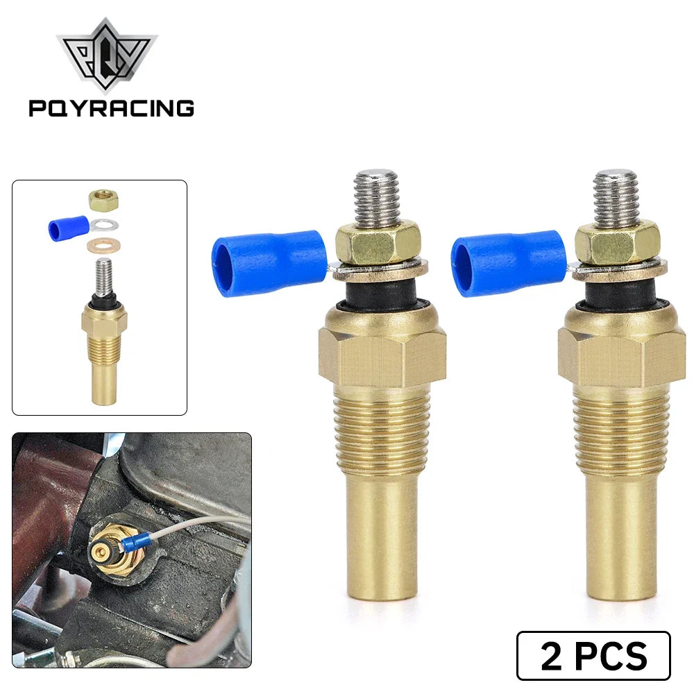 2 Pieces 12V 1/8 NPT Racing Car Oil Temp Sensor | Water Temperature Sensor Gauge TSU01 MyPetiteCar.com
