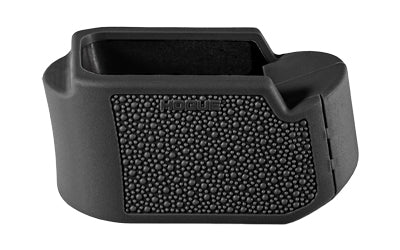 Hogue Grip Extension |  Magazine Base Pad |  For Glock 19 9MM 10/15 Round Magazines to Fit Glock 26 |  OverMolded Material |  Cobblestone Texture |  Black Atomic Defense