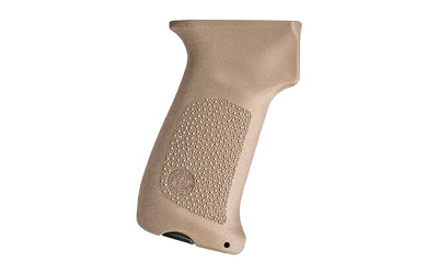 Hogue OverMolded Rubber Grip with Door |  For AK-47/AK-74 |  Cobblestone Finish |  Black |  No Finger Grooves Atomic Defense