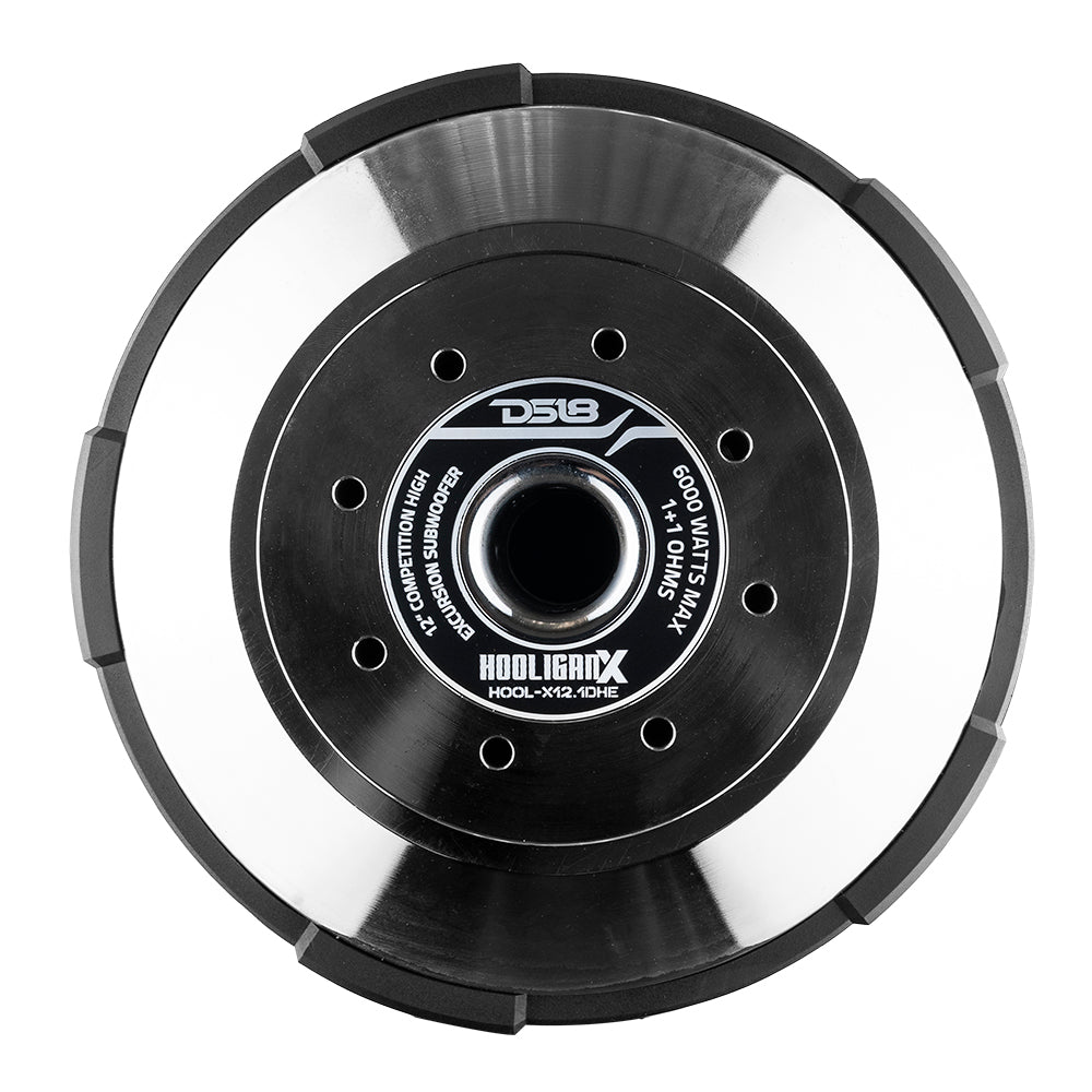 HOOLIGAN X 12" High Excursion Subwoofer 4000 Watts Rms 4" DVC 1-Ohm DS18