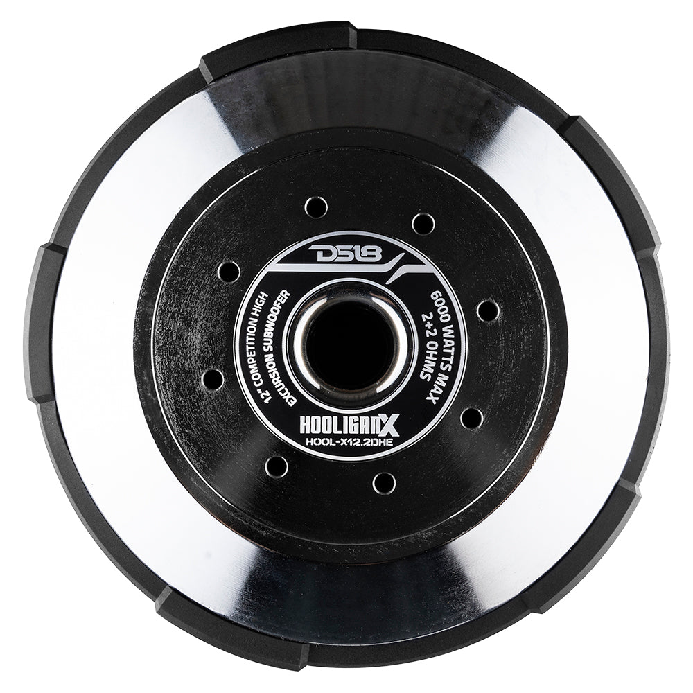 HOOLIGAN X 12" High Excursion Subwoofer 4000 Watts Rms 4" DVC 2-Ohm DS18