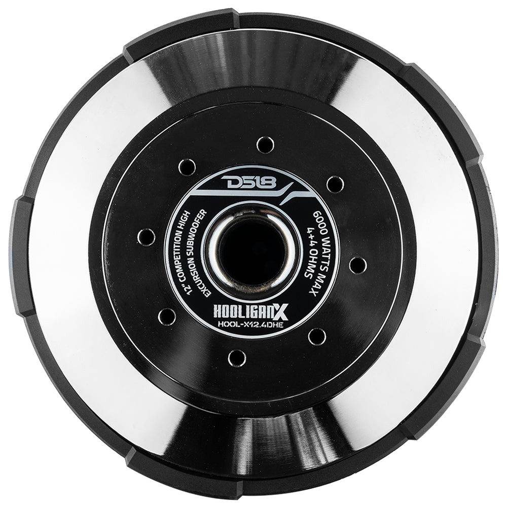 HOOLIGAN X 12" High Excursion Subwoofer 4000 Watts Rms 4" DVC 4-Ohm DS18