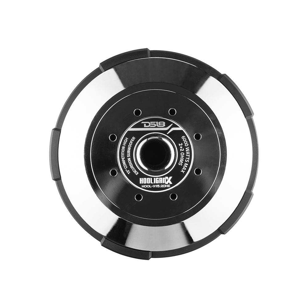 HOOLIGAN X 15" High Excursion Subwoofer 4000 Watts Rms 4" DVC 2-Ohm DS18