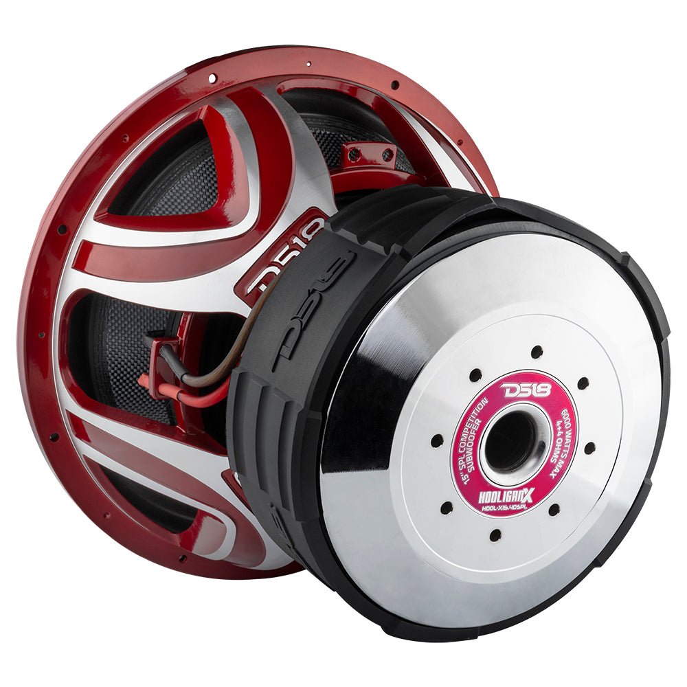HOOLIGAN X 15" SPL Subwoofer 4000 Watts Rms 4" DVC 4-Ohm DS18