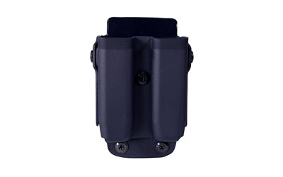 High Speed Gear Uniform Line -  Twin Mag Pouch -  Size 2 -  Black -  Fits MOLLE or Belt -  Kydex -  Universal Clip Mount