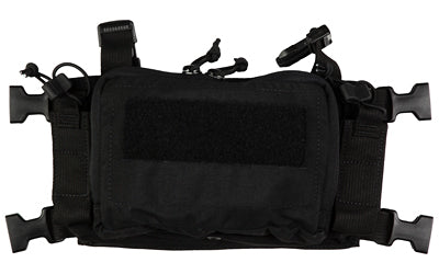 Haley Strategic Partners D3CR Micro |  Chest Rig |  Nylon Construction |  Black |  Includes (1) Large Open Pouch |  (2) Pistol Magazines |  (1) Pouch Atomic Defense