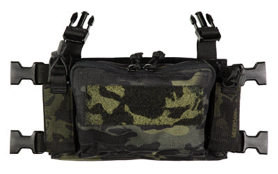 Haley Strategic Partners D3CR Micro |  Chest Rig |  Nylon Construction |  Black |  Includes (1) Large Open Pouch |  (2) Pistol Magazines |  (1) Pouch Atomic Defense