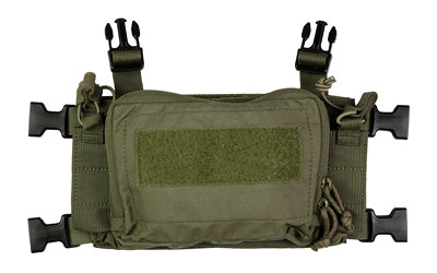 Haley Strategic Partners D3CR Micro |  Chest Rig |  Nylon Construction |  Black |  Includes (1) Large Open Pouch |  (2) Pistol Magazines |  (1) Pouch Atomic Defense