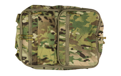 Haley Strategic Partners Flatpack Plus |  1400 Cubic Inches Fully Expanded |  Black Atomic Defense