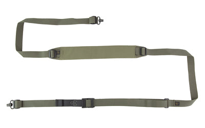 Haley Strategic Partners D3 Pro Sling |  Two Point |  6oz |  70"x2"x.5" |  MIL-SPEC Nylon Webbing Construction |  Black |  Includes (2) GrovTec QD Mounts Atomic Defense