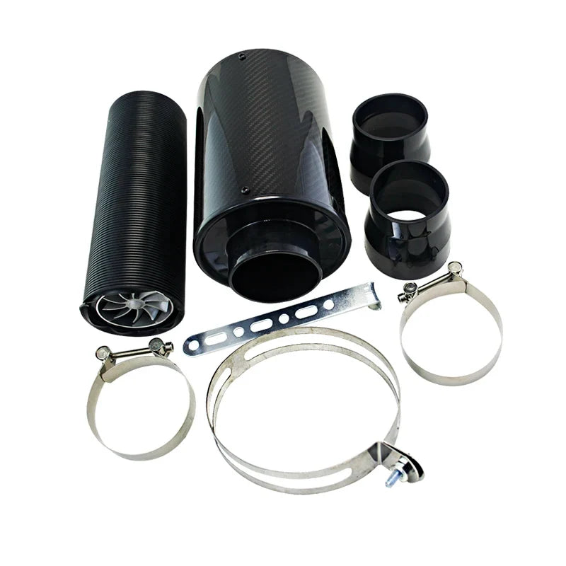 PQY Universal Racing Cold Air Intake Kit | Carbon Fiber Induction System MyPetiteCar.com