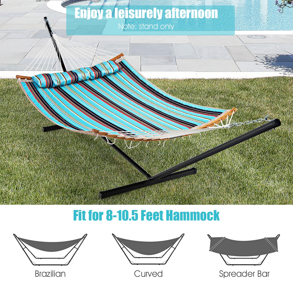 2-Person Heavy-Duty Hammock Stand with Storage Bag