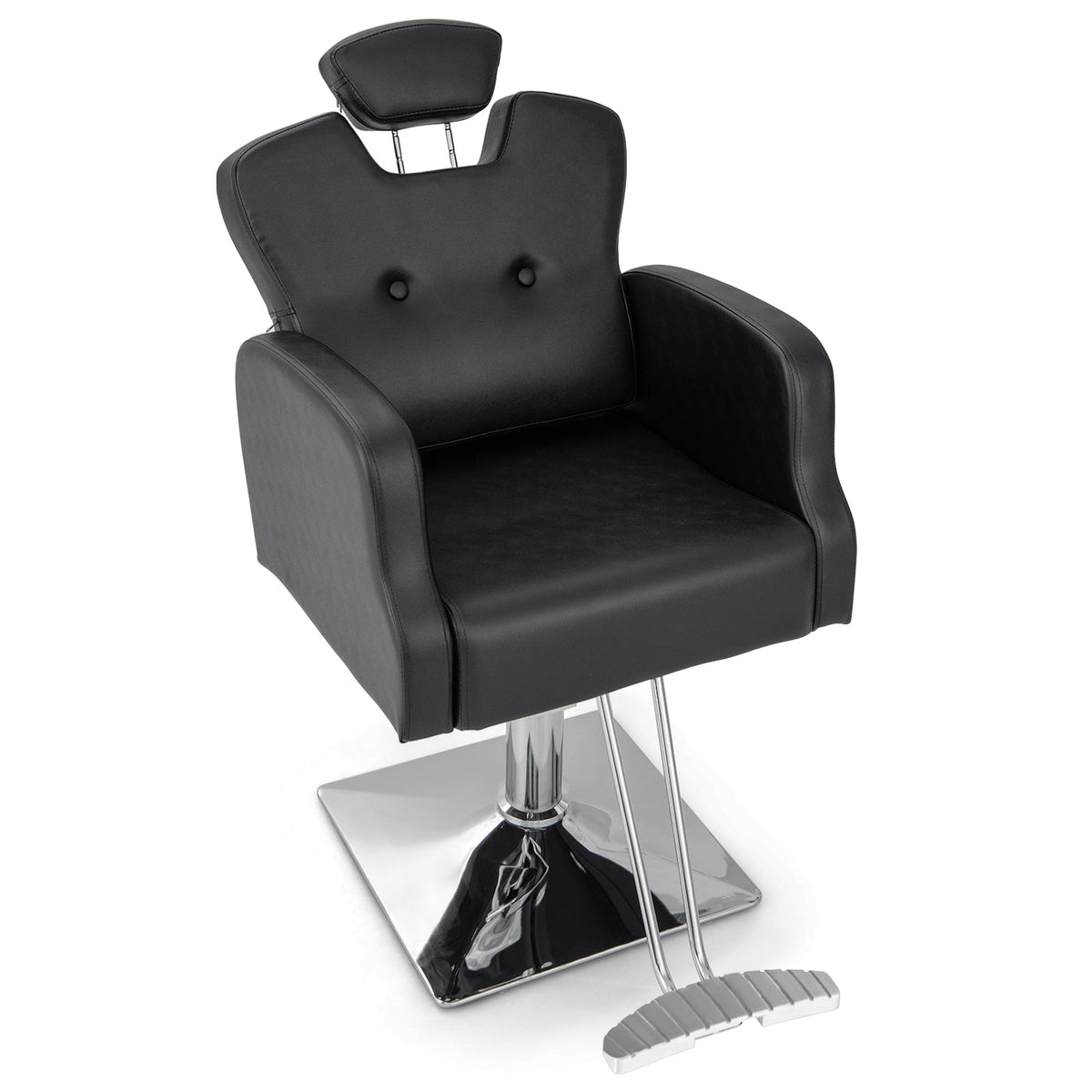 Heavy Duty Salon Chair with 360 Degrees Swivel-Black