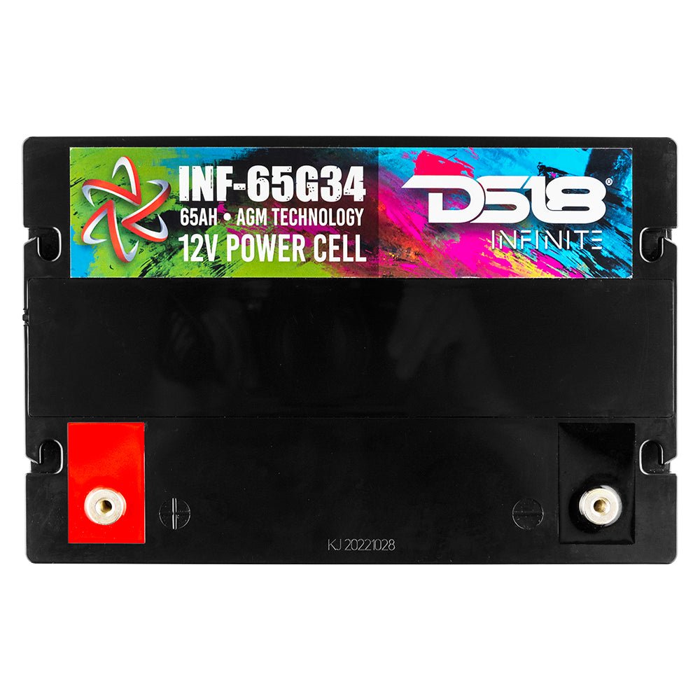 INFINITE 65 AH AGM Group 34 Power Cell 12 Volt Battery DS18