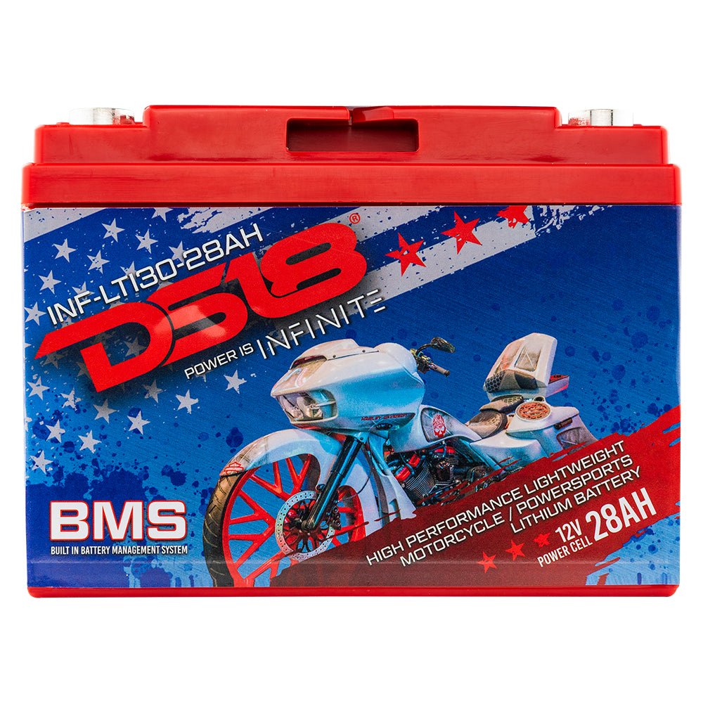 INF-LTI30-28AH INFINITE 28 AH Lithium Battery YTX30 Large Case With BMS - Perfect for Motorcycles DS18
