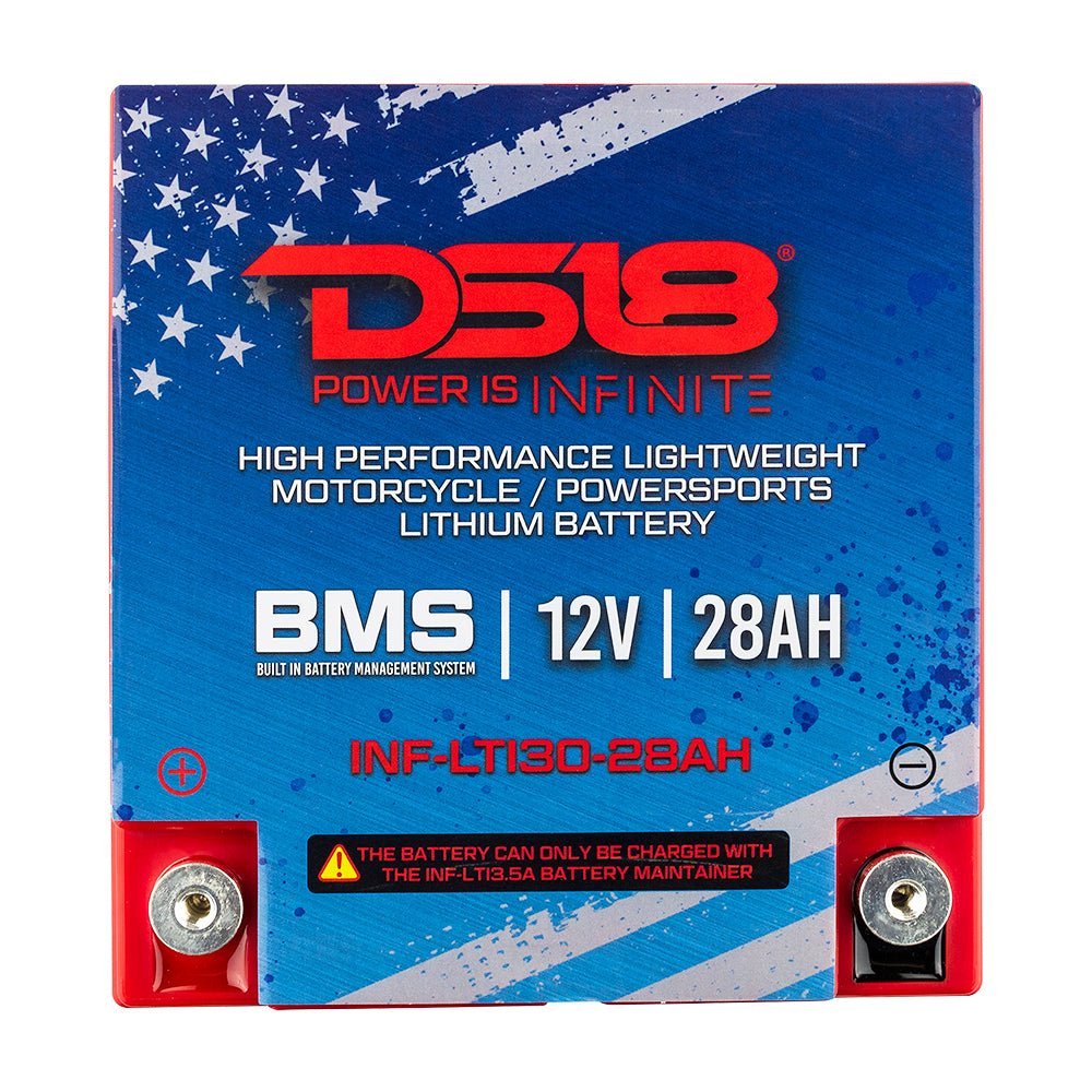INF-LTI30-28AH INFINITE 28 AH Lithium Battery YTX30 Large Case With BMS - Perfect for Motorcycles DS18