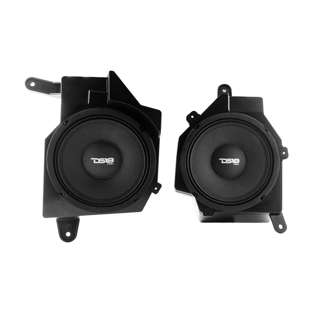 Jeep JL/JLU/JT Dash Enclosure – Loaded 6.5” Left & Right with PRO-JP6NEO, 150W RMS DS18