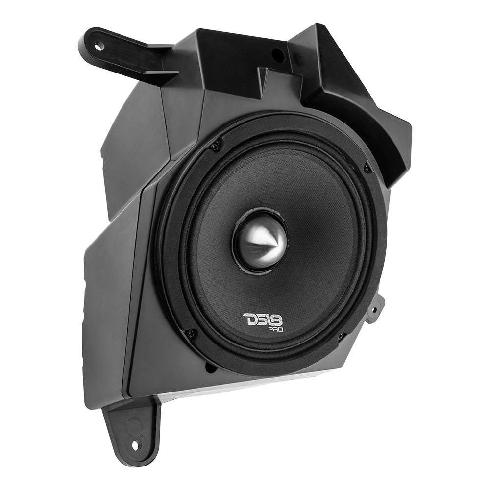 Jeep JL/JLU/JT Dash Enclosure – Loaded 6.5” Left & Right with PRO-FR6NEO, 225W RMS DS18