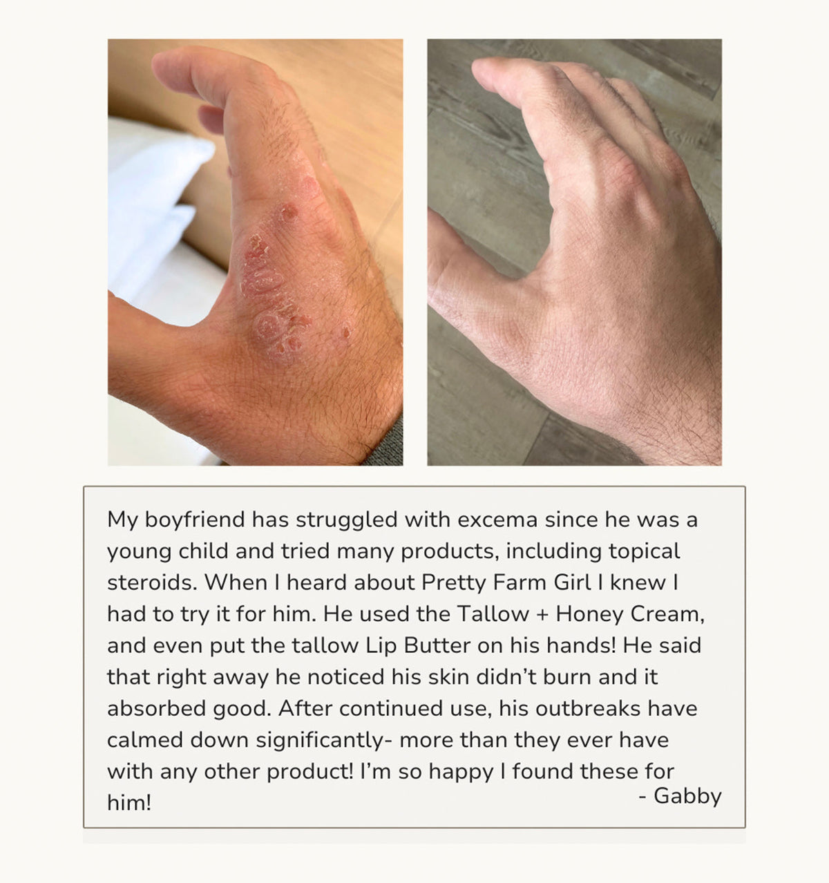 Fragrance Free Tallow + Honey Cream for Sensitive Skin Pretty farm girl