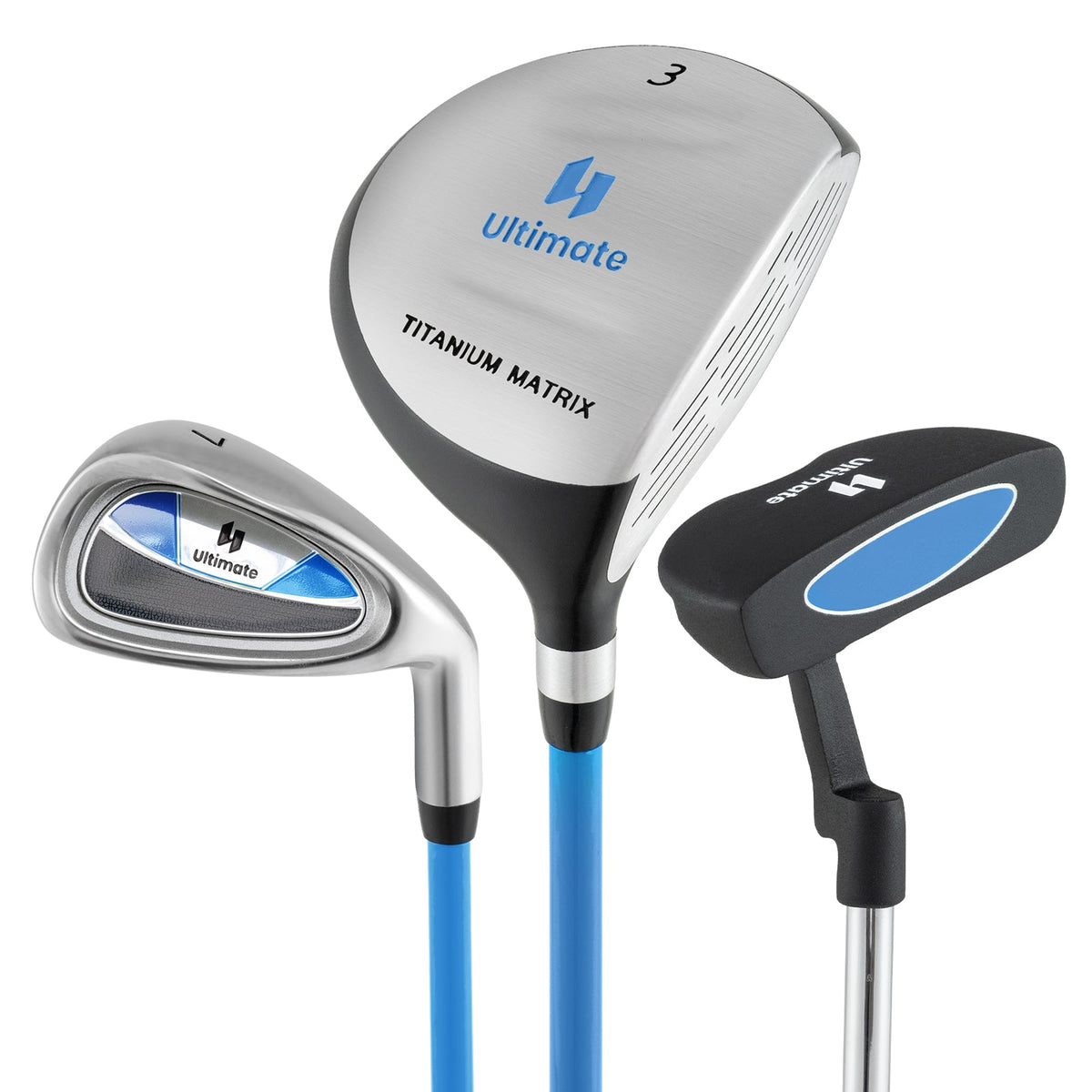 Junior Mallet Putter Individual Gold Club for Kids Ages 11-14