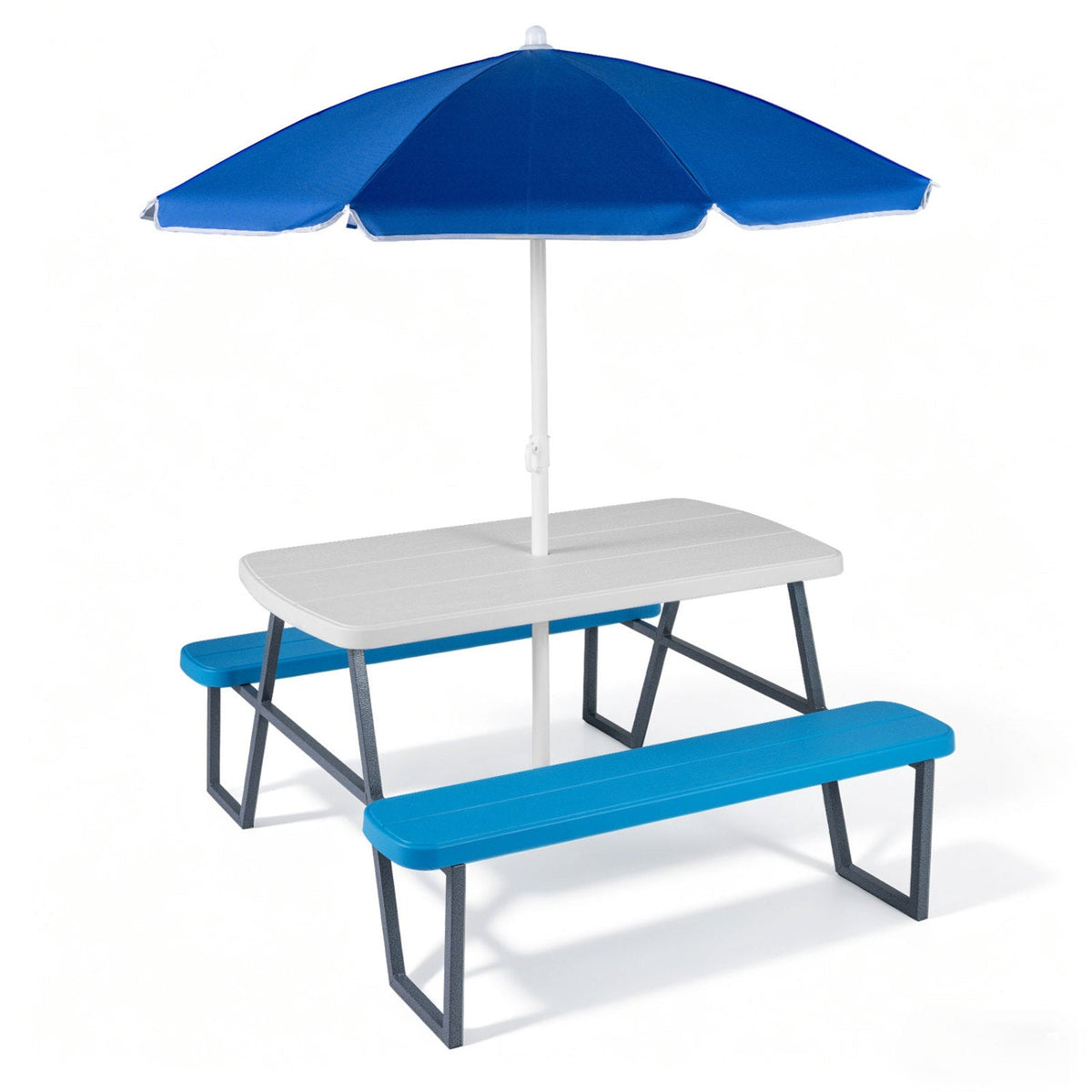 Kids Picnic Table with Benches Seats up to 4 DirectDeals