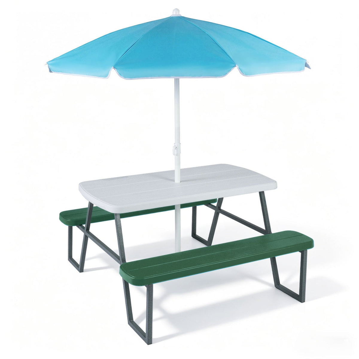 Kids Picnic Table with Benches Seats up to 4 DirectDeals