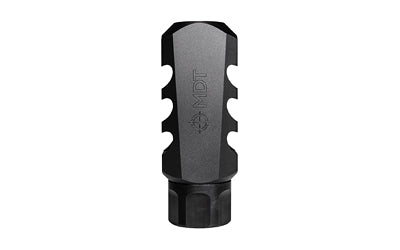 MDT Elite Muzzle Brake |  308 Winchester/6.5 Creedmoor |  Nitride Finish |  Black |  Fits 5/8X24 Atomic Defense