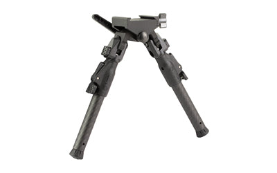 MDT GRND-POD Bipod |  Height Adjustable |  Four Locking Positions (0 |  50 |  80 |  and 180 Degrees) |  Picatinny Attachment Interface |  Aluminum Core |  Carbon Fiber Legs |  Matte Finish |  Black Atomic Defense