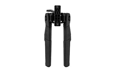 MDT ORYX Bipod |  Height Adjustable |  Durable Premium Polymer Construction |  Rubber Feet |  Sling Stud Attachment Interface |  Matte Finish |  Black Atomic Defense