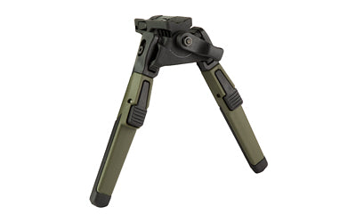 MDT ORYX Bipod |  Height Adjustable |  Durable Premium Polymer Construction |  Rubber Feet |  Sling Stud Attachment Interface |  Matte Finish |  Black Atomic Defense
