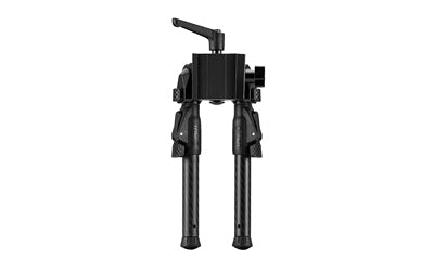 MDT GRND-POD Bipod |  Height Adjustable |  Four Locking Positions (0 |  50 |  80 |  and 180 Degrees) |  Picatinny Attachment Interface |  Aluminum Core |  Carbon Fiber Legs |  Matte Finish |  Black Atomic Defense