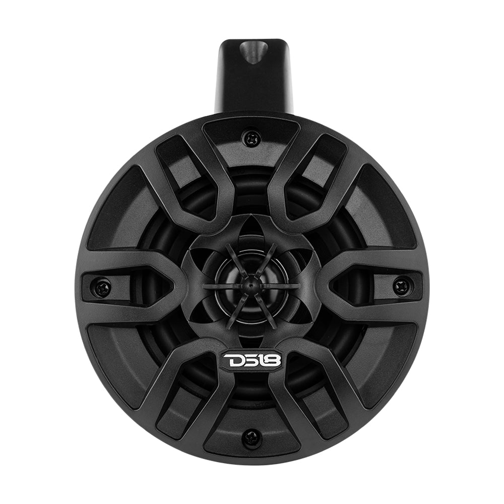 MP 4" Amplified With Bluetooth Wakeboard Tower Speakers 40 Watts Rms -Black DS18