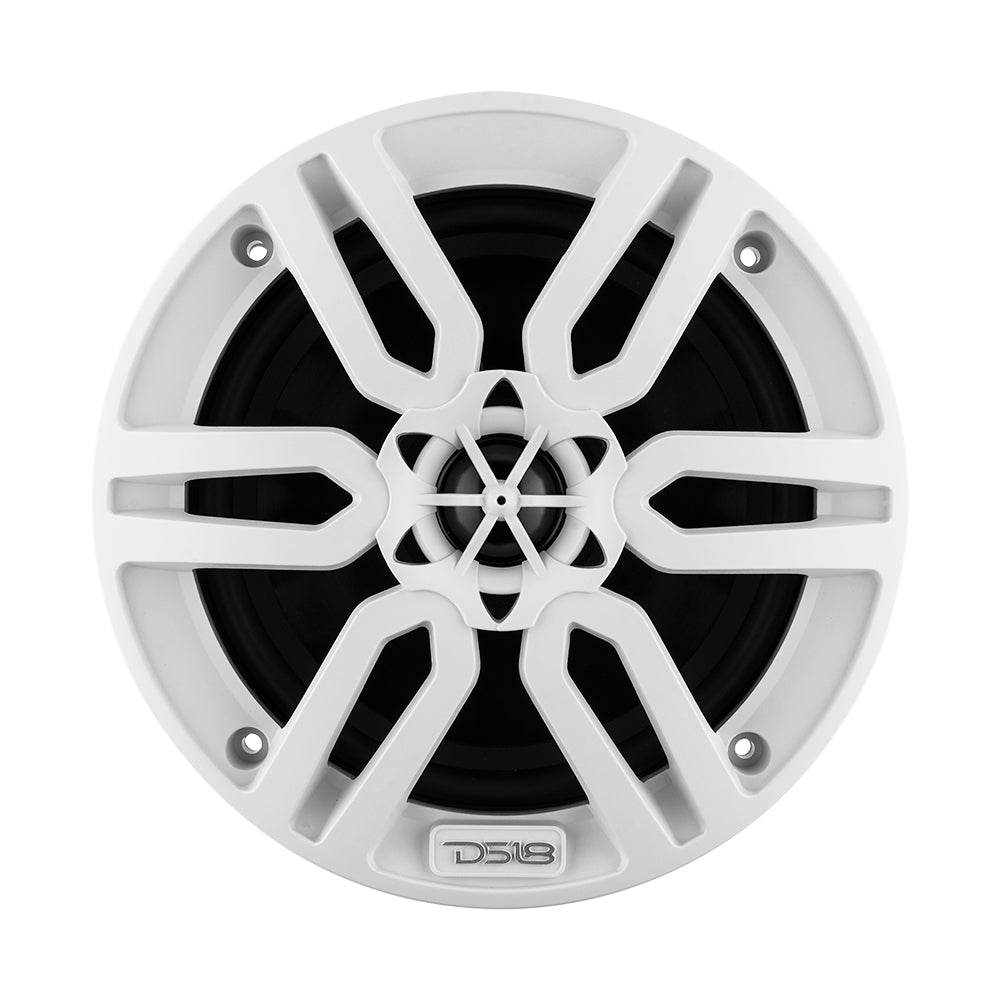 MP 6.5" 2-Way Coaxial Marine Speaker 60 Watts Rms 4-Ohm -White DS18