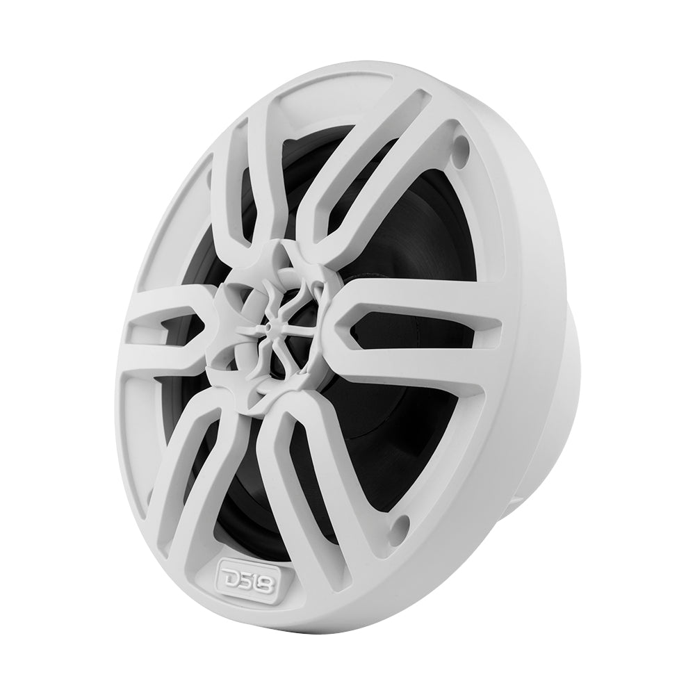MP 6.5" 2-Way Coaxial Marine Speaker 60 Watts Rms 4-Ohm -White DS18