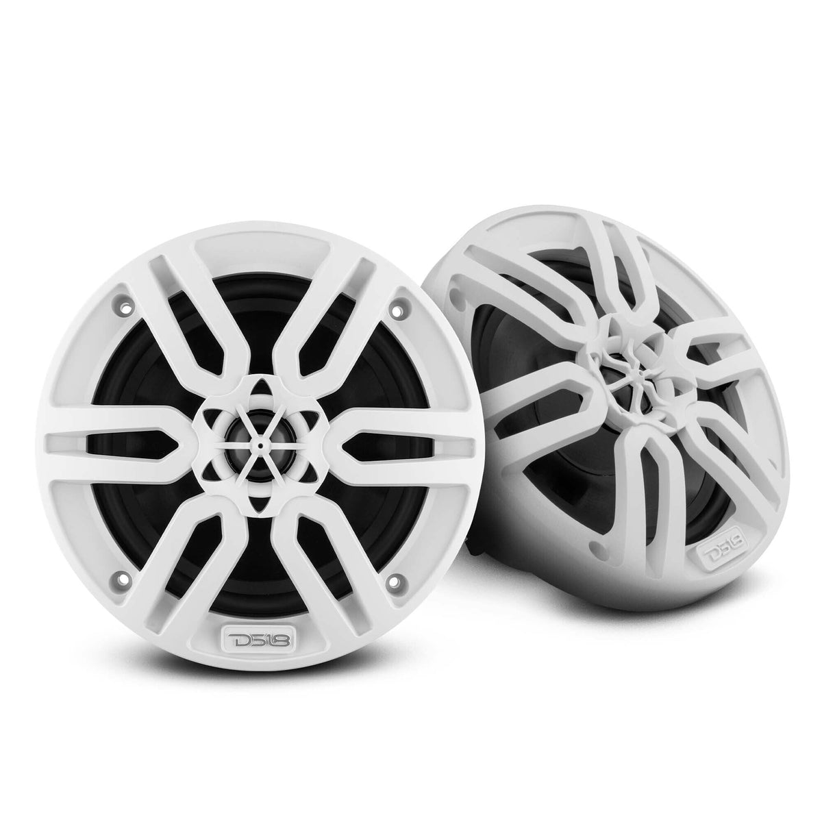 MP 6.5" 2-Way Coaxial Marine Speaker 60 Watts Rms 4-Ohm -White DS18