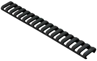 Magpul Industries Ladder Rail Panel |  Fits Carbine Length Picatinny Rail |  18 Slots |  Polymer Construction |  Black Atomic Defense