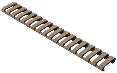 Magpul Industries Ladder Rail Panel |  Fits Carbine Length Picatinny Rail |  18 Slots |  Polymer Construction |  Black Atomic Defense