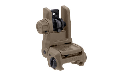 Magpul Industries MBUS 3 Back-Up Rear Sight |  Rapid-Select Rear Aperture System |  Ambidextrous Push-Button Deployment |  Fits Picatinny Rails |  Black Atomic Defense