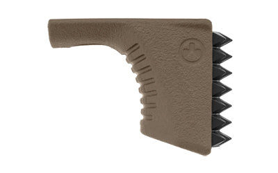 Magpul Industries Barricade Stop |  Hand Stop |  Black |  Fits M-LOK |  Polymer |  Removable Steel Plate Insert Atomic Defense