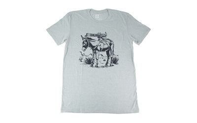 Magpul Industries Burro |  T-Shirt |  2X Large |  Cotton Polyester Blend |  Stone Gray Heather Atomic Defense