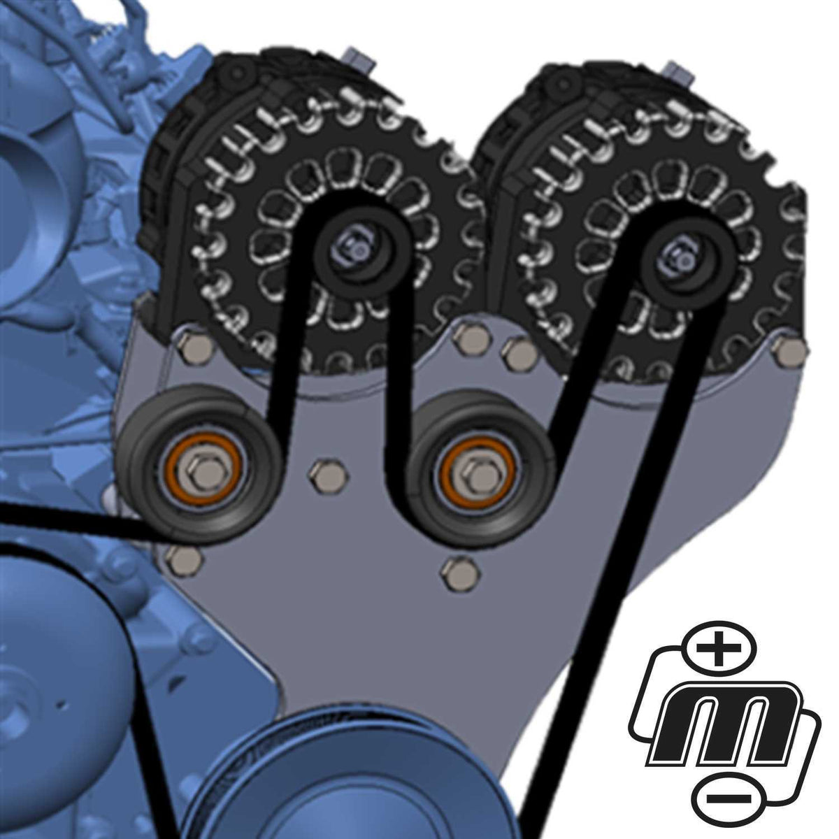 Mechman 800 Amp Mix Match Dual Alternator Kit for 2005 - 2013 GM Trucks