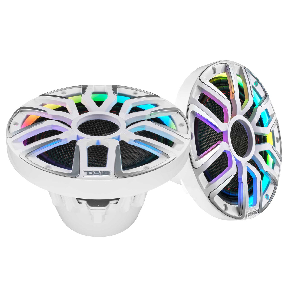 10” Neodymium Marine & Powersports Subwoofer With Carbon Fiber Cone | 600W RMS 4-Ohm DS18