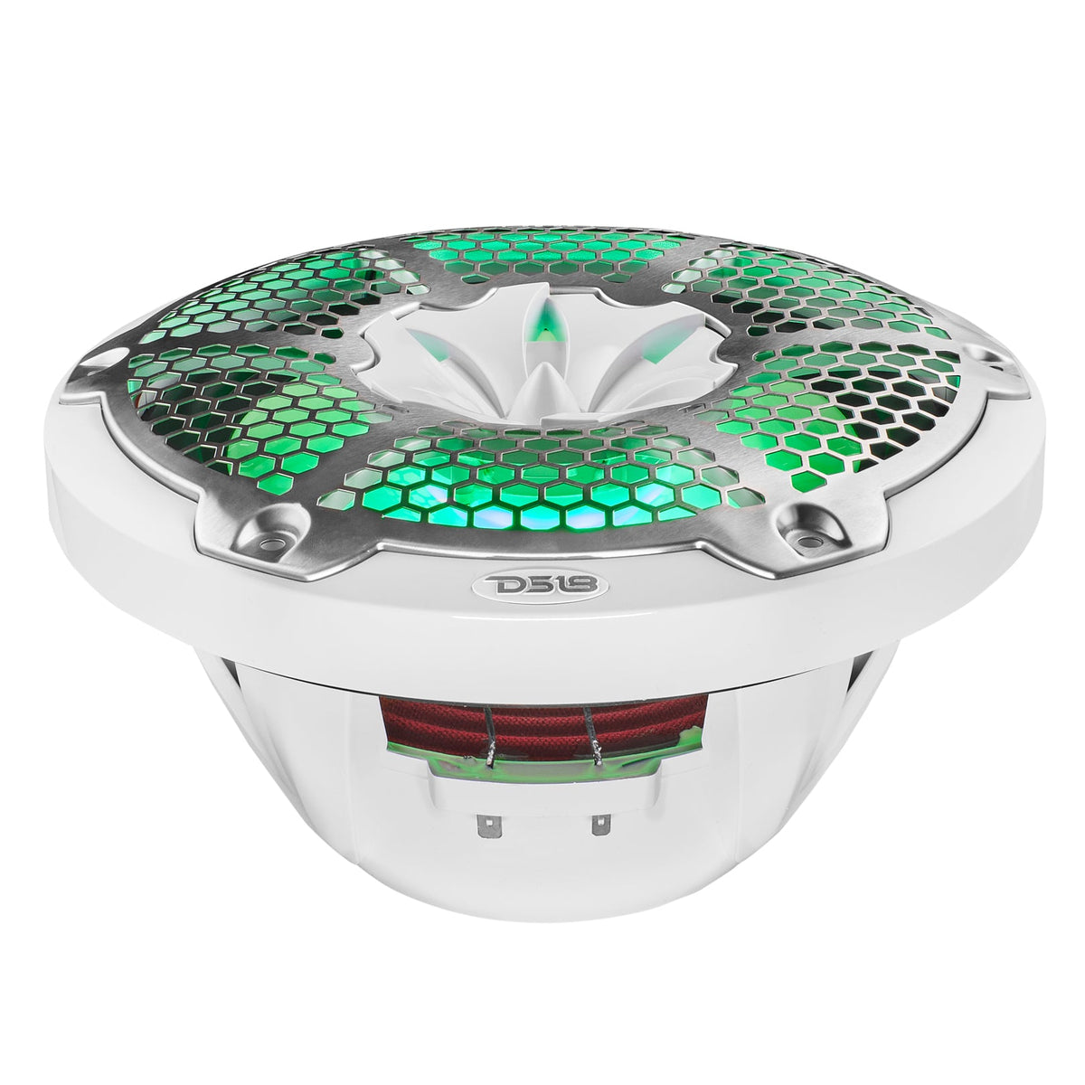 NXL 10" 2-Way Coaxial Marine Speaker with RGB LED Lights 200 Watts Rms 4-Ohm DS18