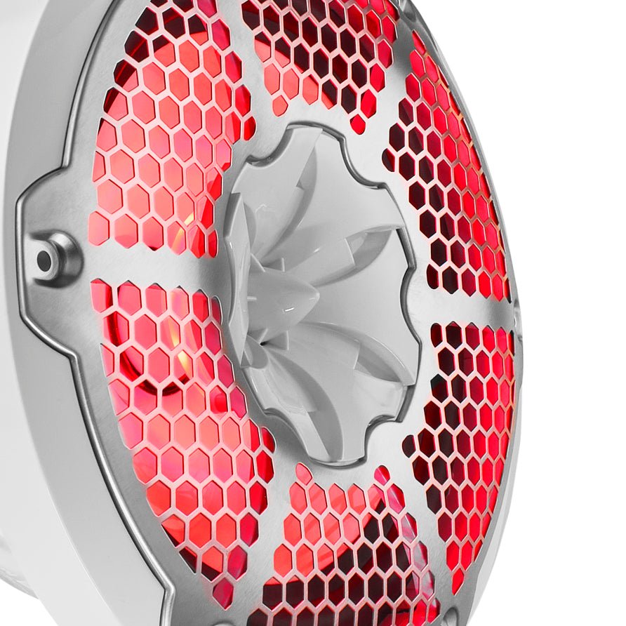 NXL 10" 2-Way Coaxial Marine Speaker with RGB LED Lights 200 Watts Rms 4-Ohm DS18